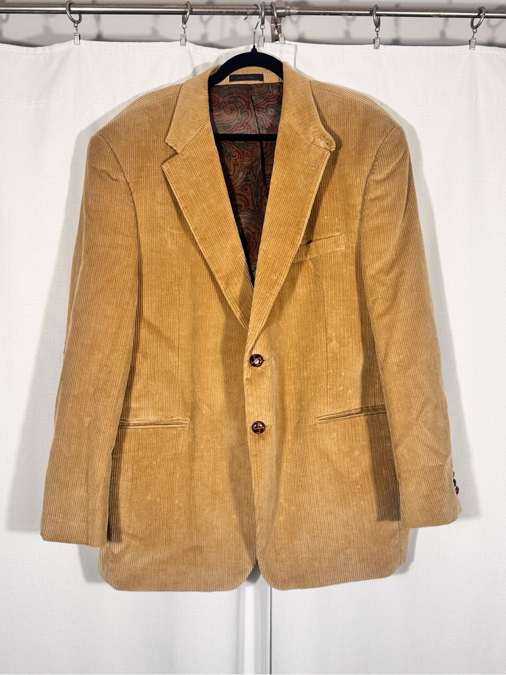 Vintage Ralph Lauren Tan Corduroy Blazer